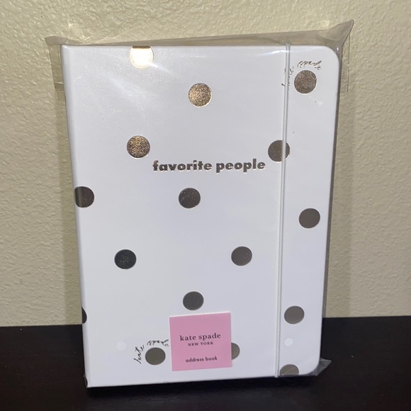 kate spade Office Nwt Kate Spade Favorite People Address Book